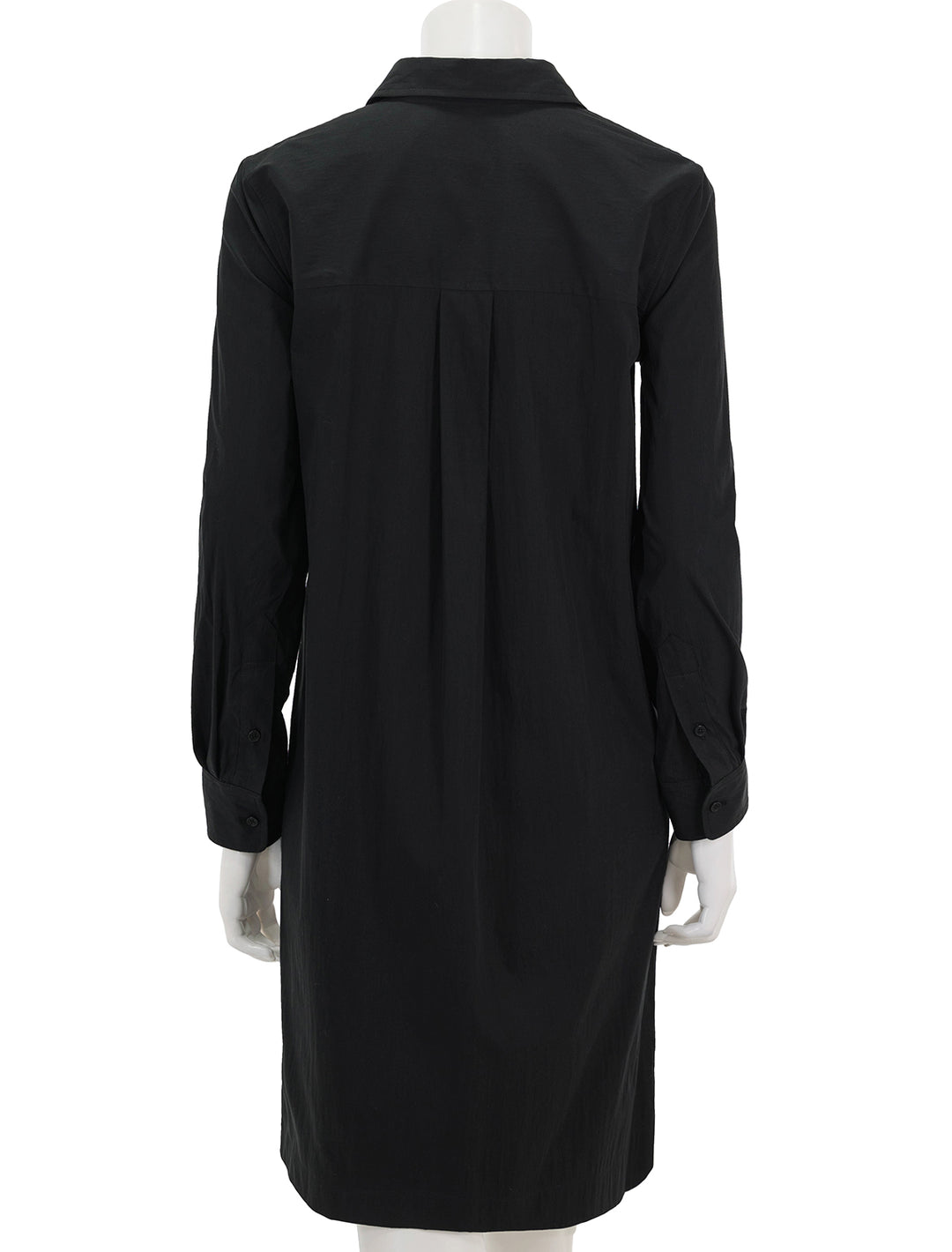 Back view of Nili Lotan's cloe dress in black.