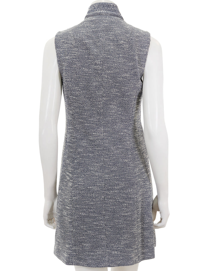 Back view of Rag & Bone's slade italian tweed vest dress.