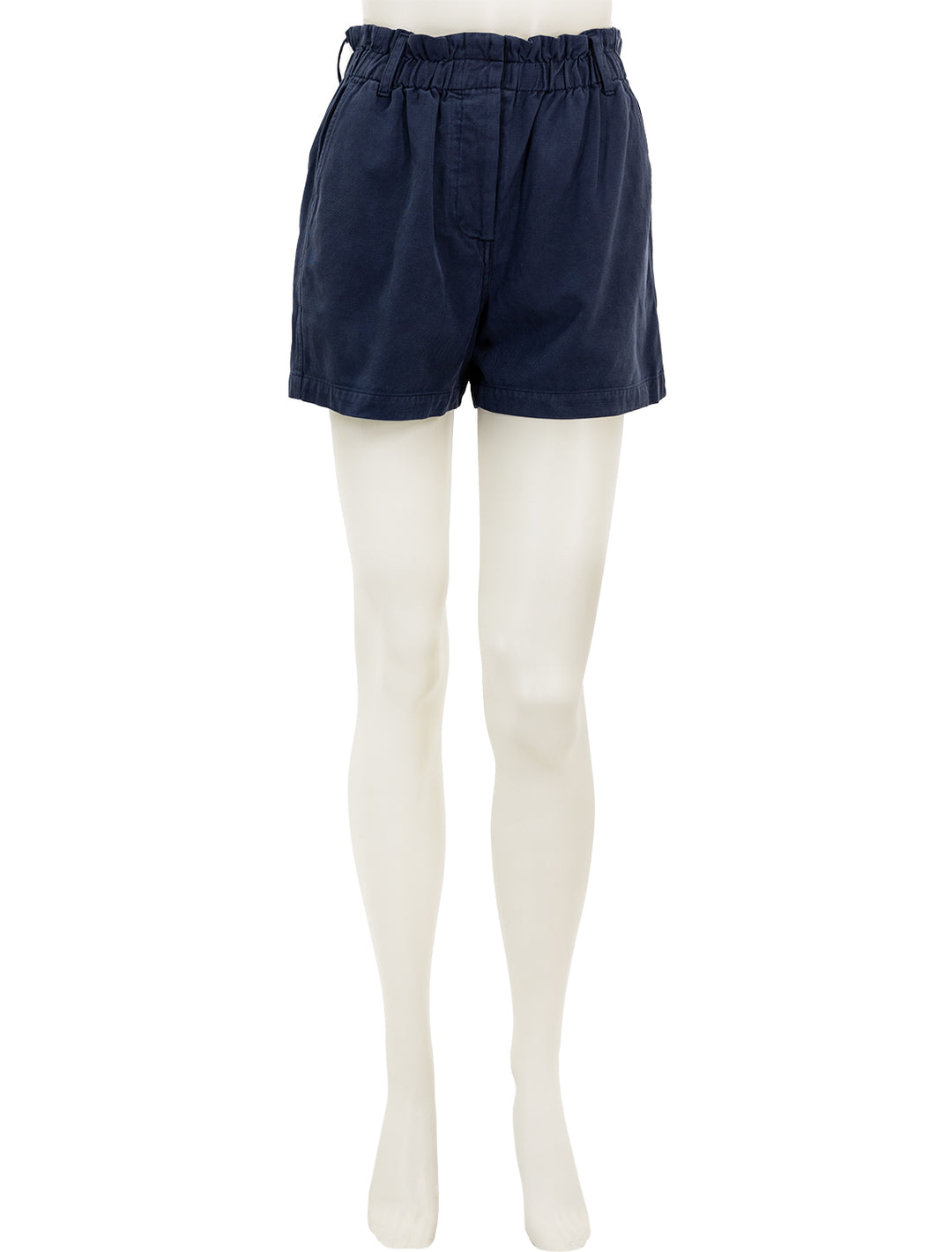 Front view of Rails' monte shorts in navy.