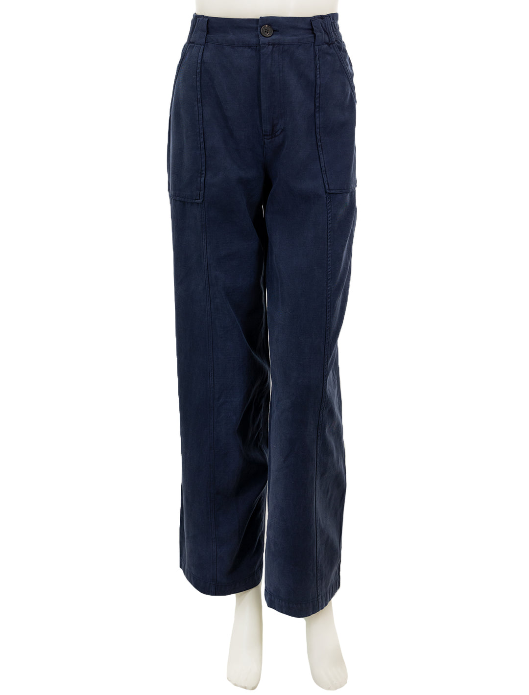 Front view of Rails' greer pant in navy.