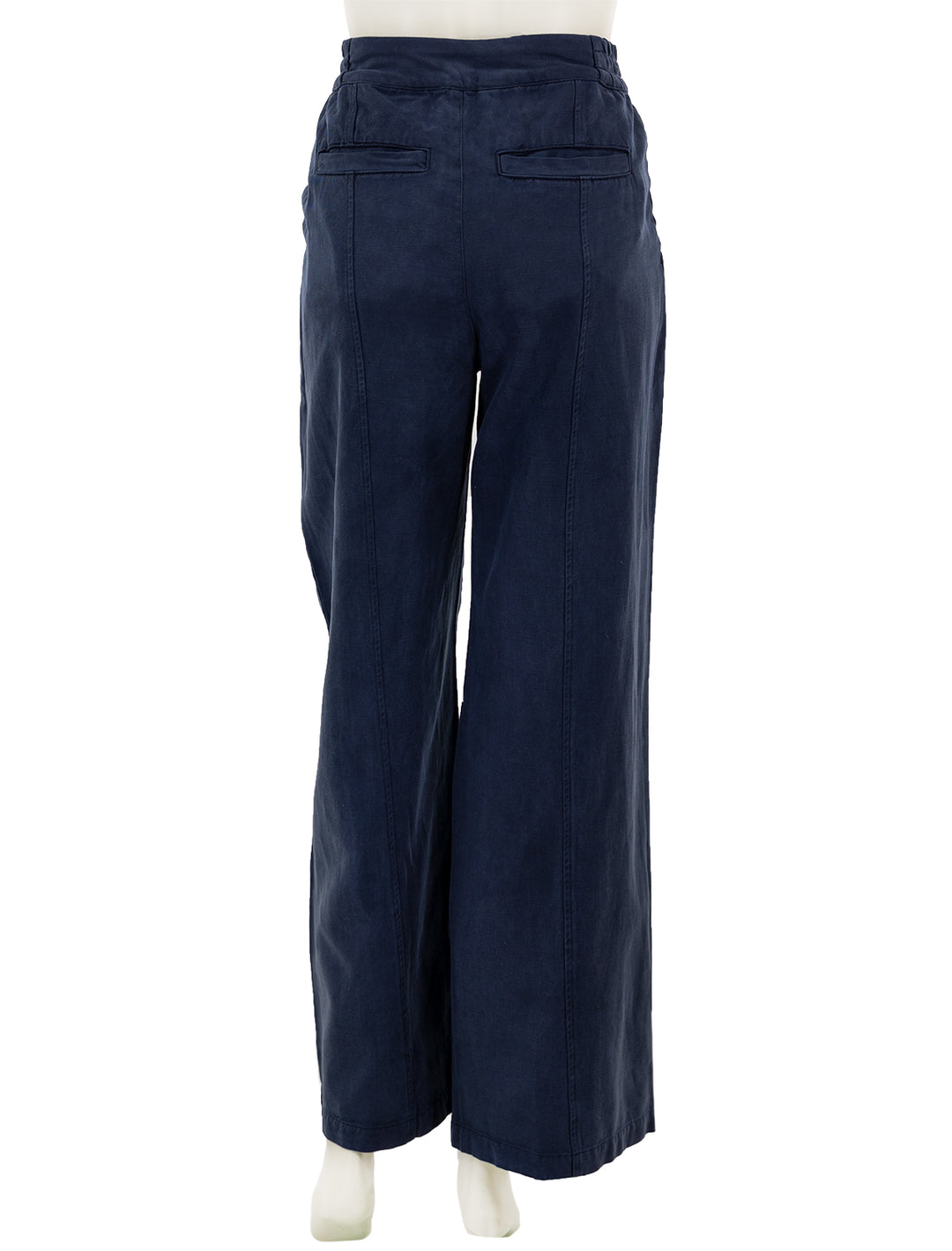 Back view of Rails' greer pant in navy.