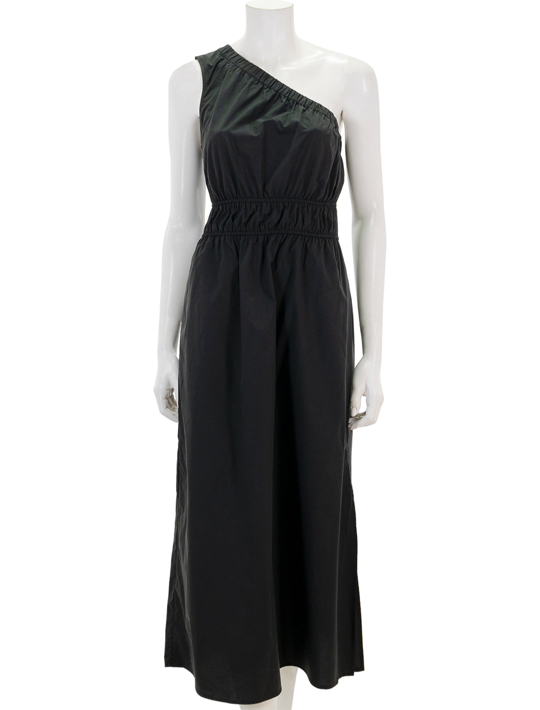 Front view of Rails' selani dress in black.
