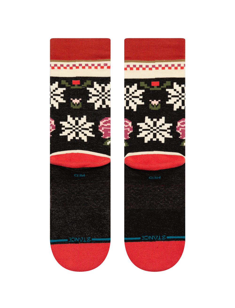 Back view of Stance's mistling toes crew socks.