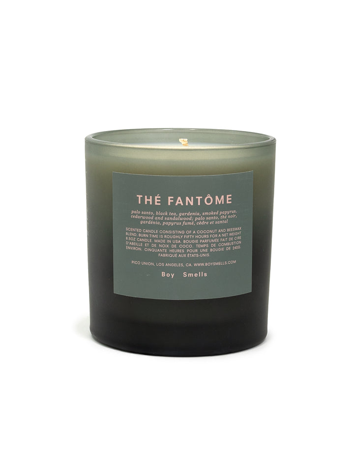 Front view of Boy Smells' the fantome candle.