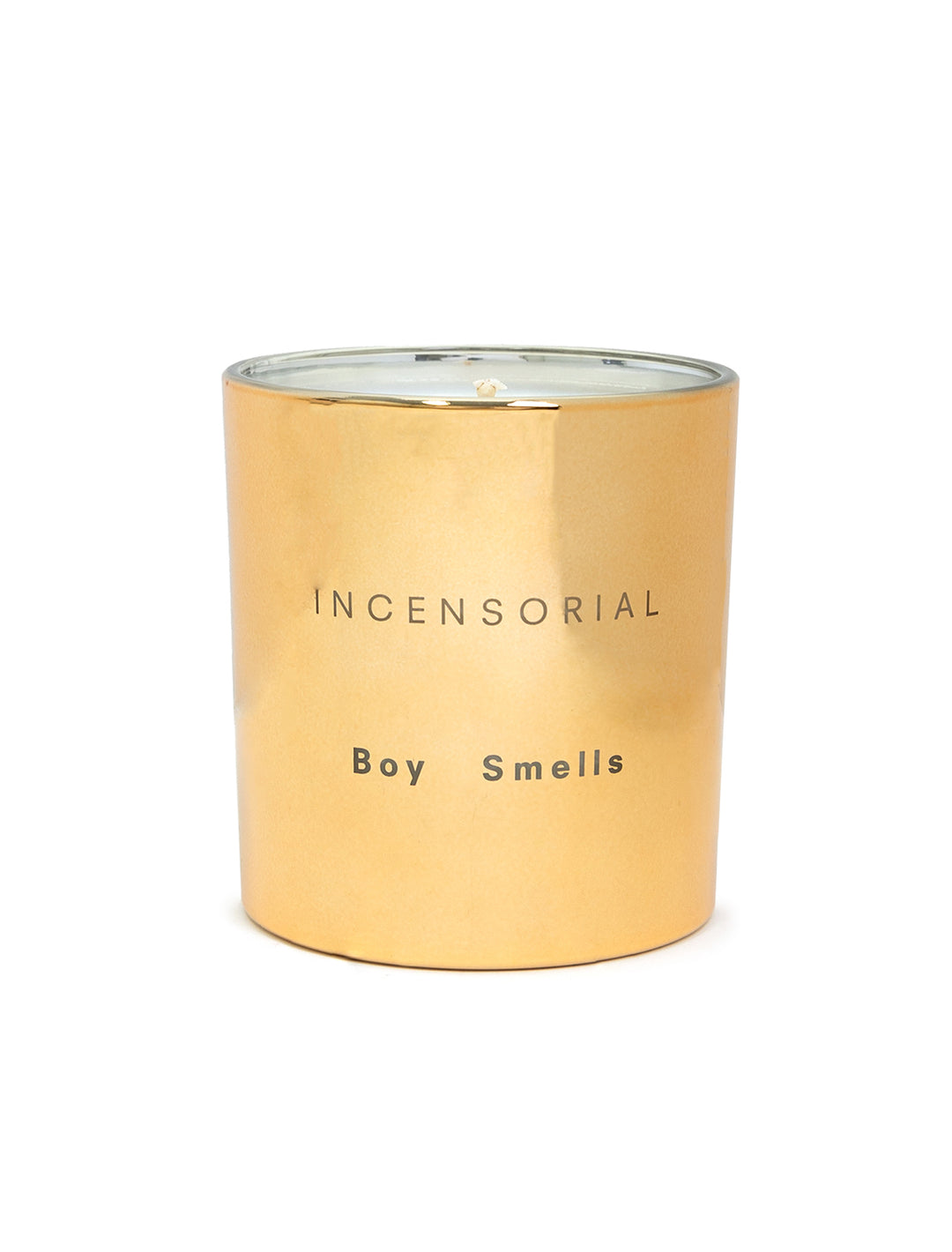 Front view of Boy Smells' incensorial candle.