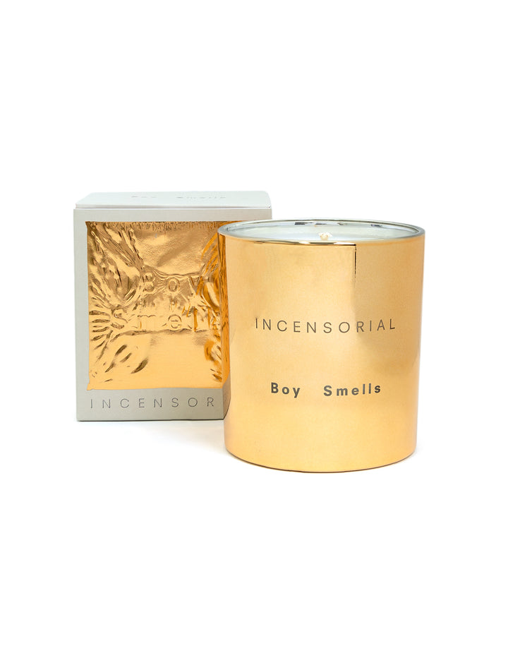 Packaging view of Boy Smells' incensorial candle.