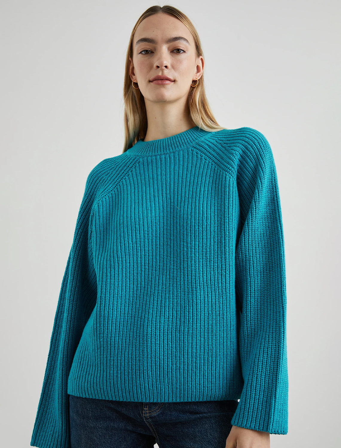 Handknit to order chunky and soft mohair Tneck sweater in