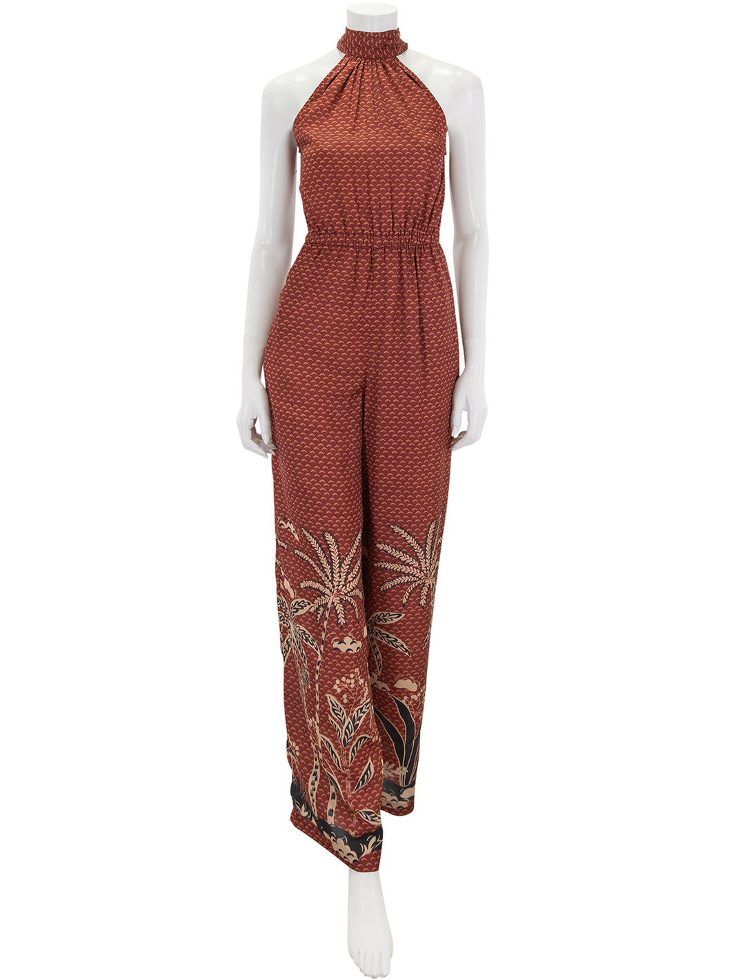 Front view of Steve Madden's danae jumpsuit.