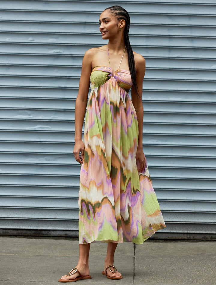 Model wearing Steve Madden's nolita dress.