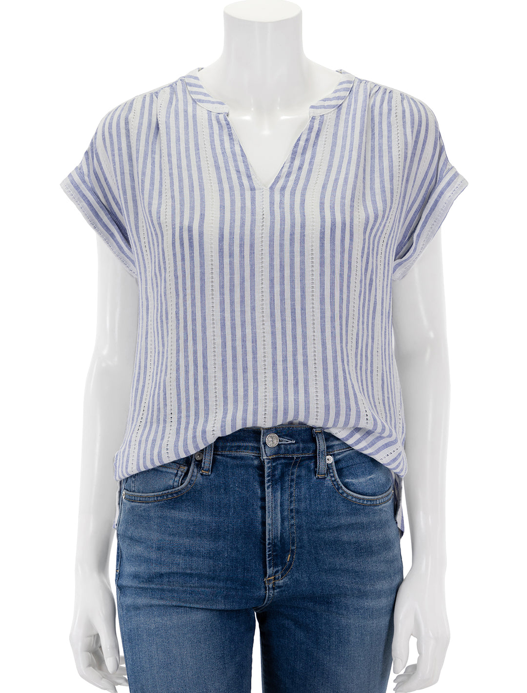 front view of st tropez blouse