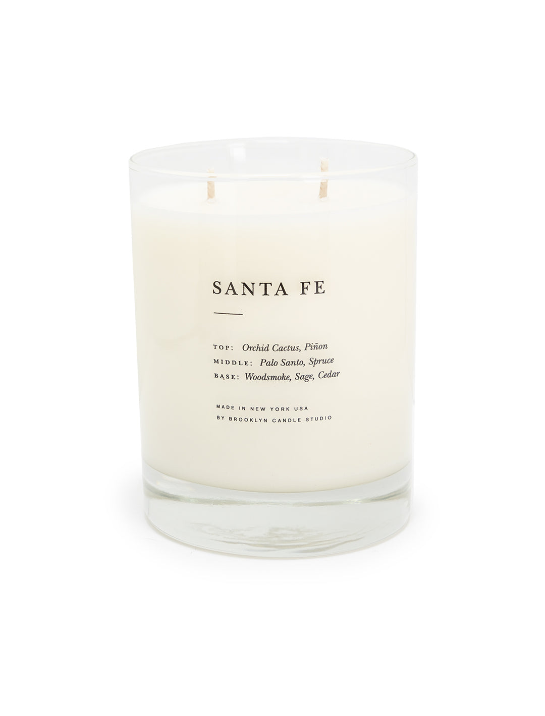Front view of Brooklyn Candle Studio's ESCAPIST santa fe candle.