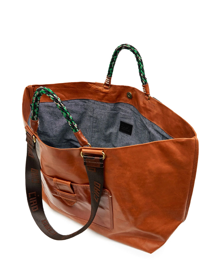 grande bateau tote in camel new look