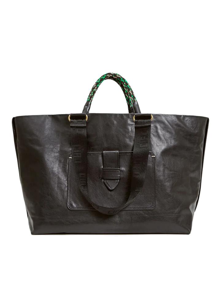 grande bateau tote in black new look