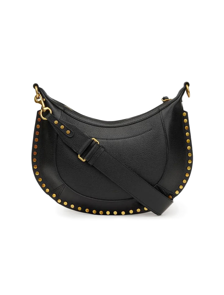 Back view of Isabel Marant Etoile's naoko shoulder bag in black.