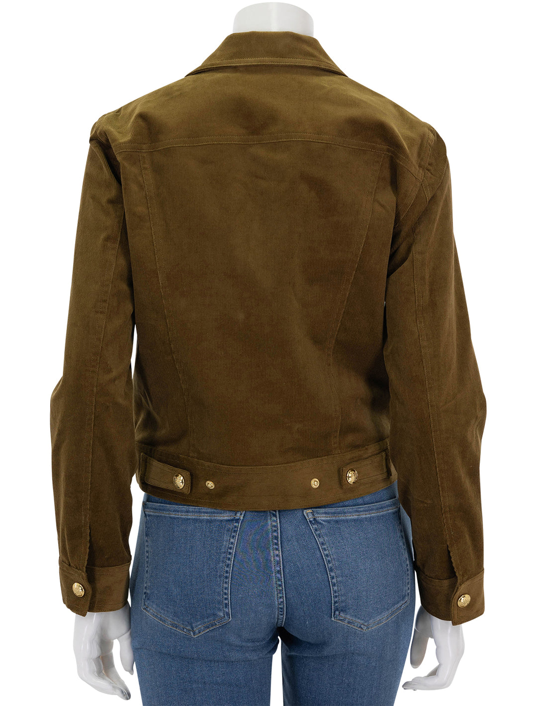 Back view of Nili Lotan's lizeth jacket in camel.