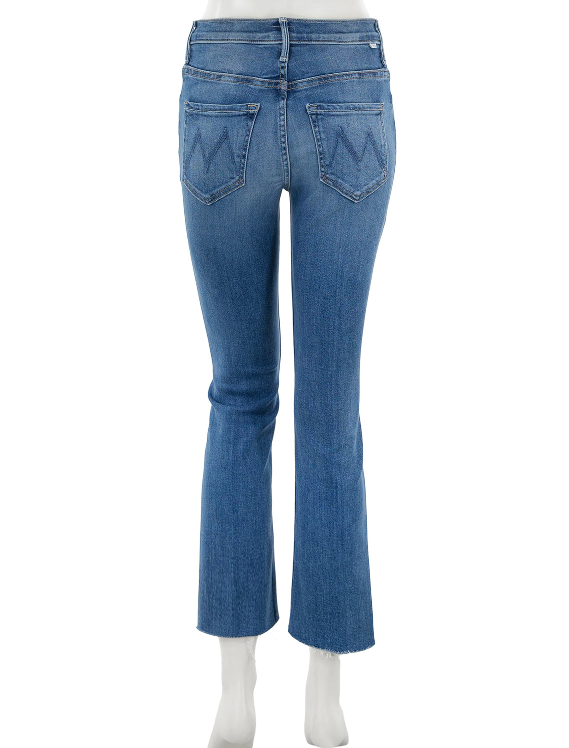 Mother offers - NWOT the insider crop step chew jeans fading fraying distressed blue