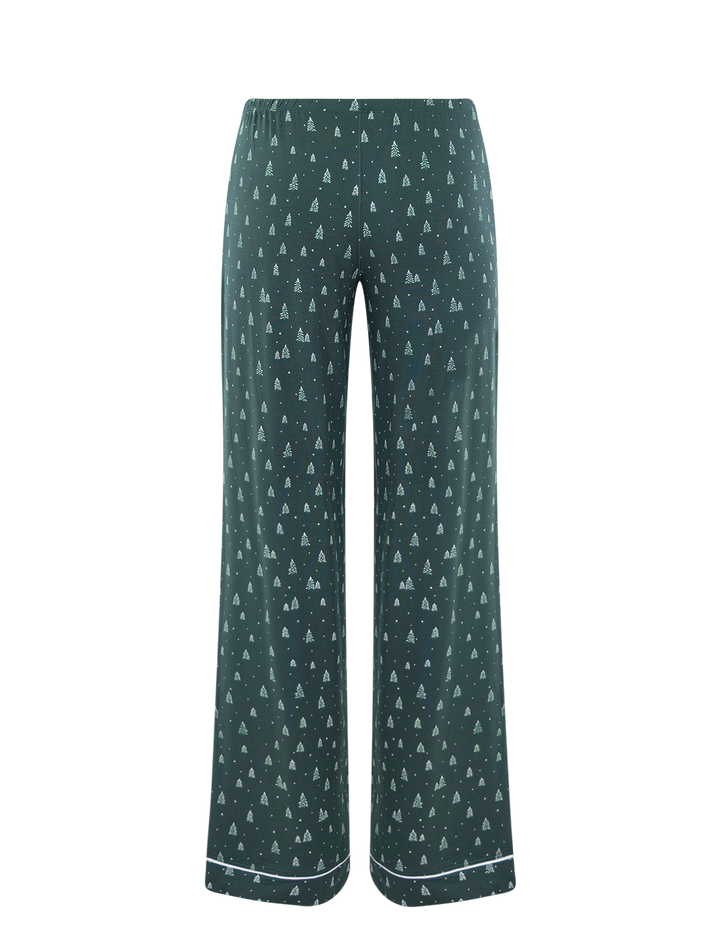 gisele long pj set in winter pine
