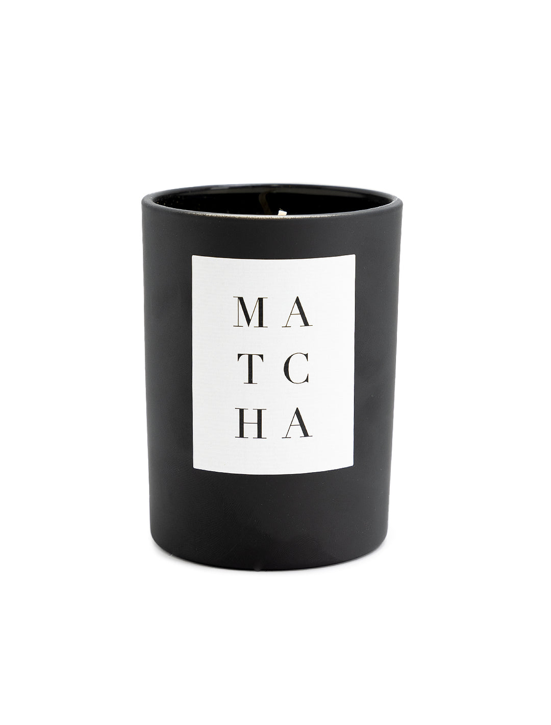 Front view of Brooklyn Candle Studio's NOIR matcha candle.