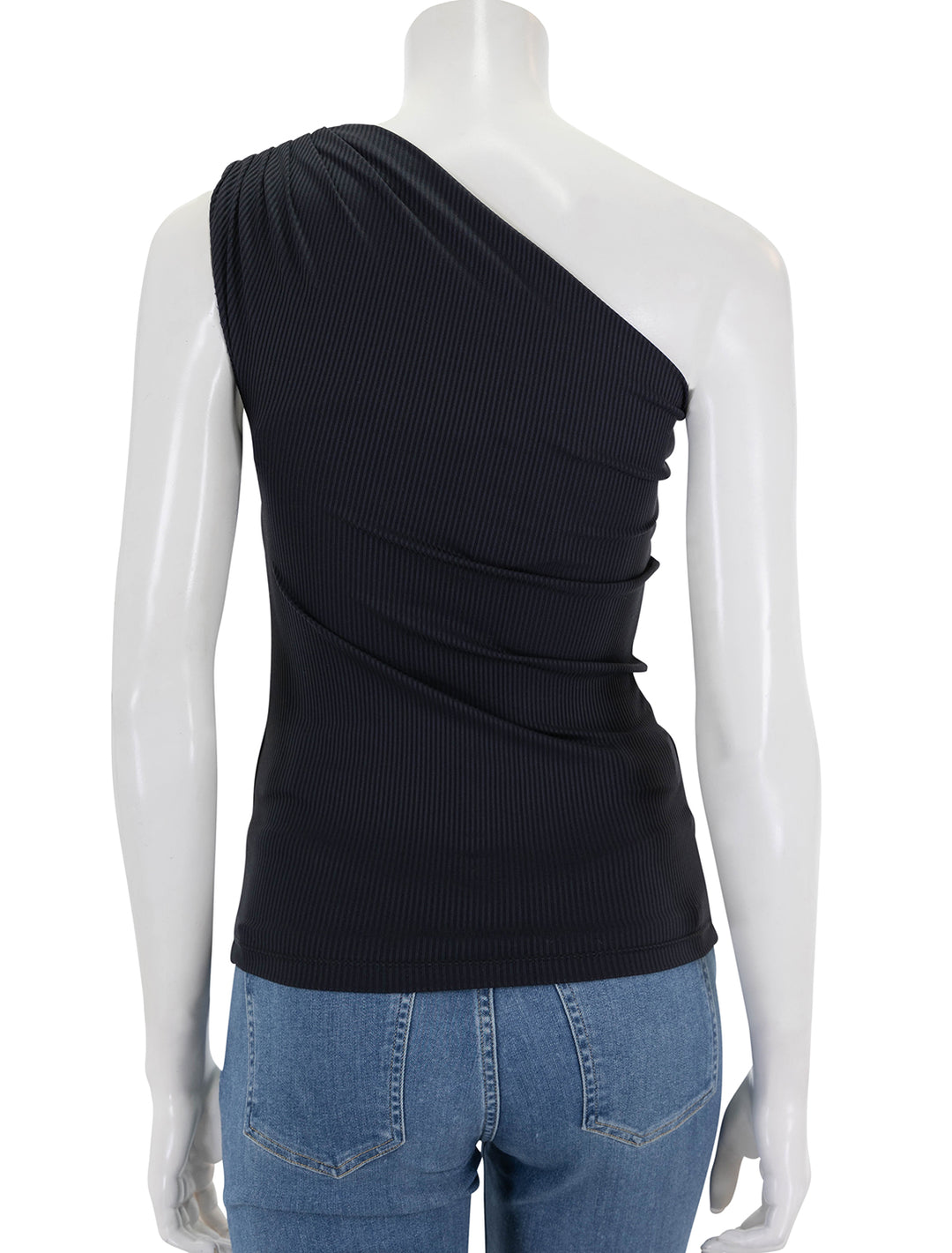 Back view of Anine Bing's camila top in black.