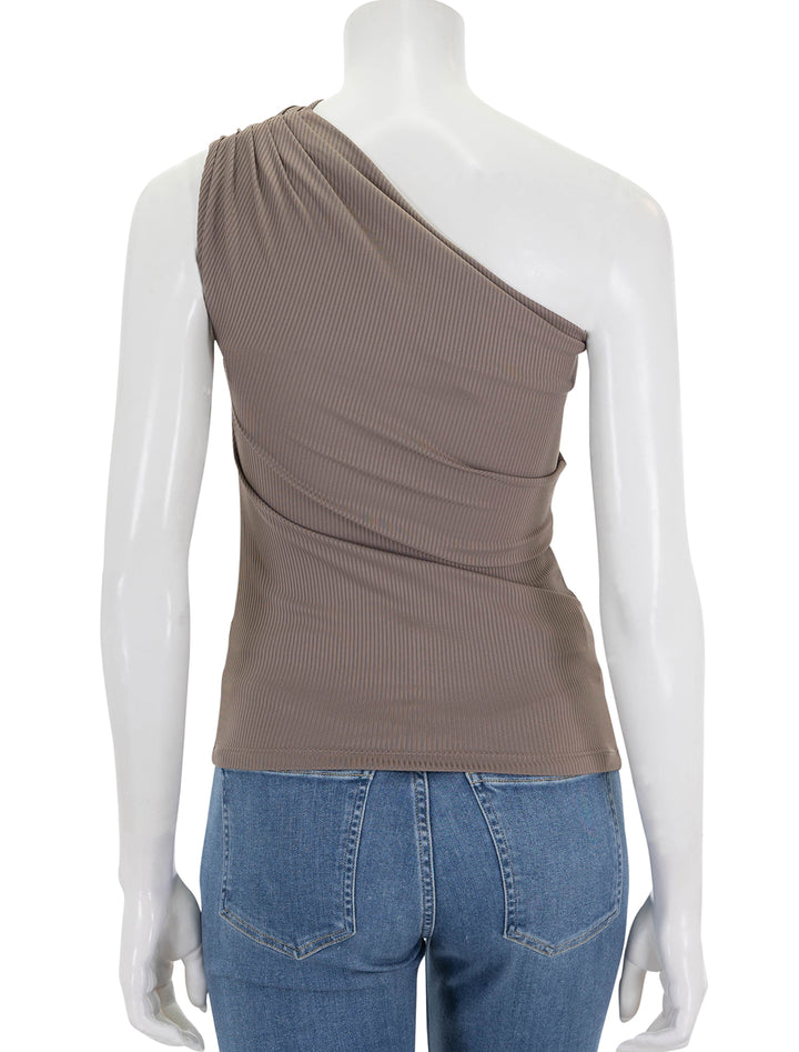 Back view of Anine Bing's camila top in iron.