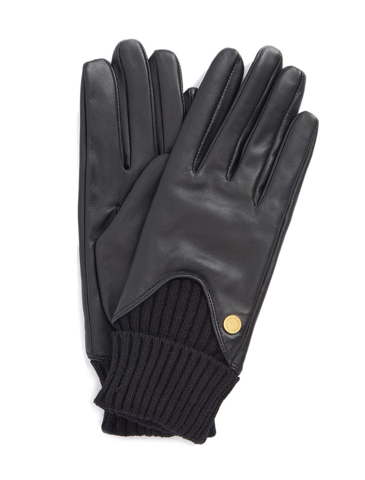 deanna leather gloves in black