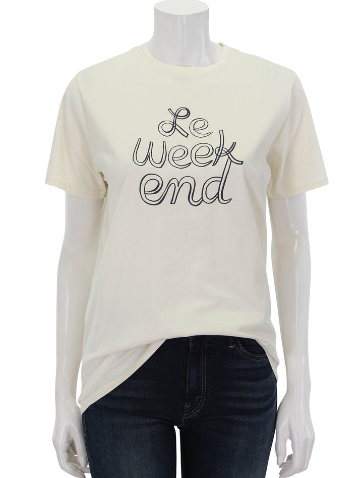 front view of le weekend tee