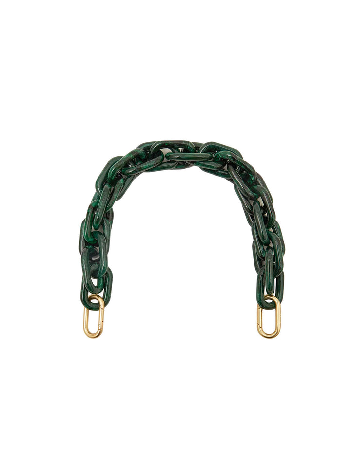 malachite resin shortie strap