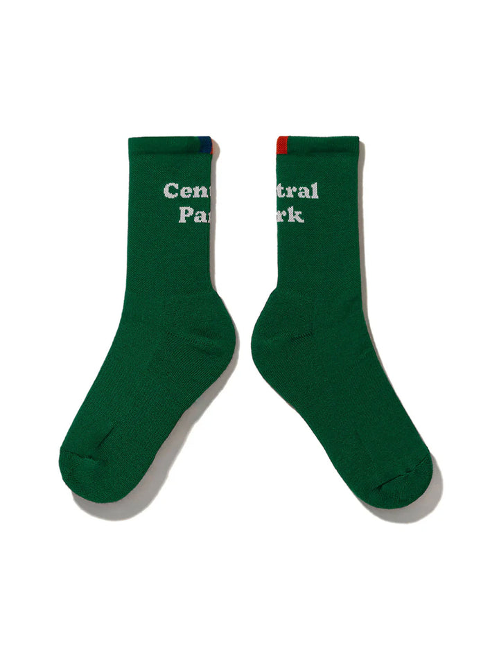 Alternative overhead view of KULE's central park socks.