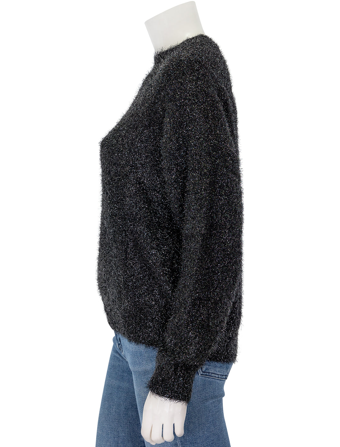 Side view of Isabel Marant Etoile's sayers sweater in festive.