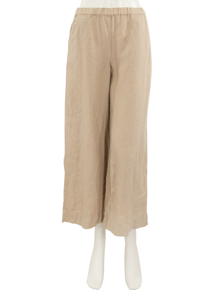 biscuit linen lounge pant