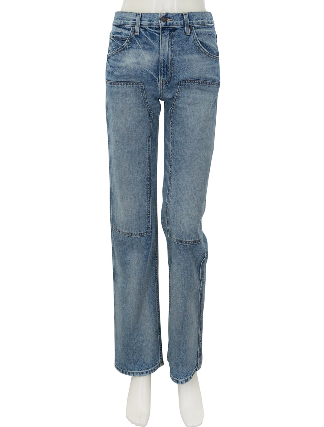 Front view of Nili Lotan's welder jean in summer wash.