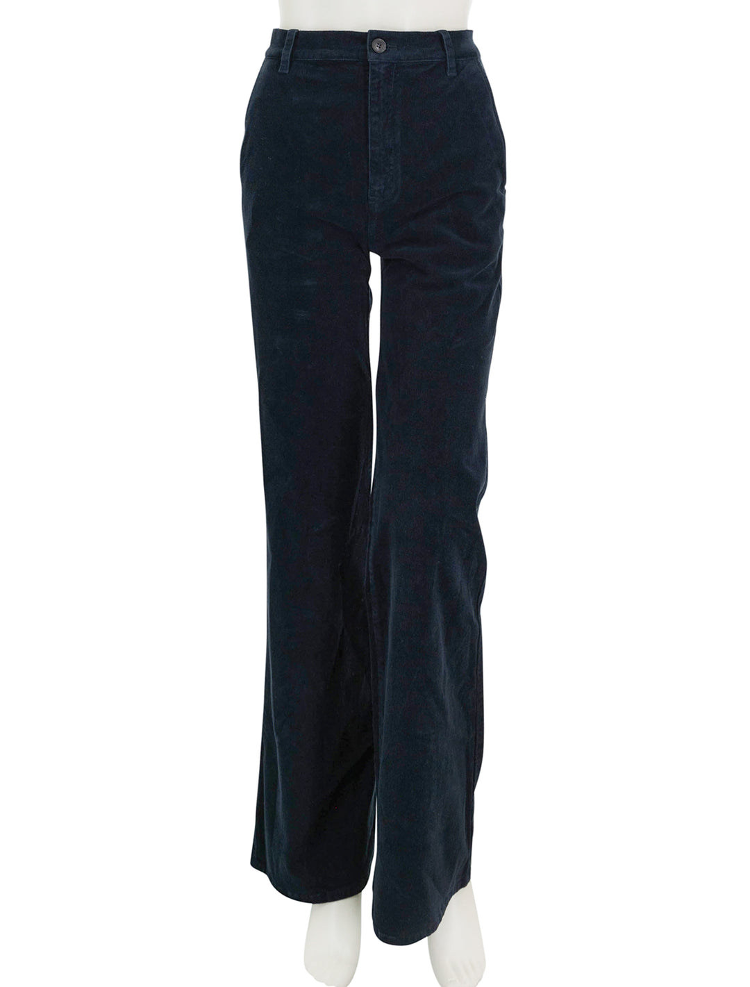 Front view of Nili Lotan's Anna Pant's in Midnight Cord.