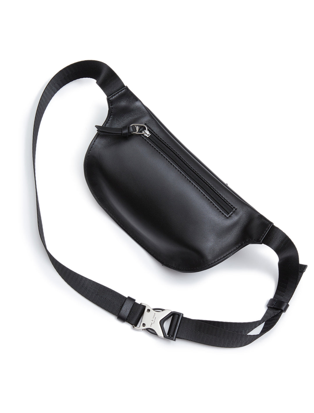 mini commuter fanny pack in black (3)