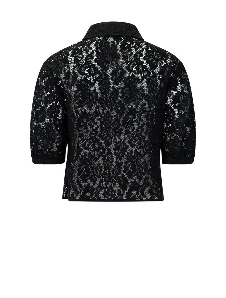 shayna top in black lace