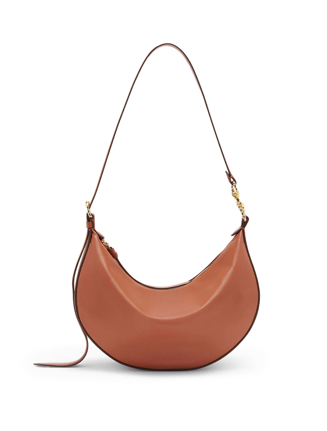 Front view of Ulla Johnson's twyla small hobo in sierra.