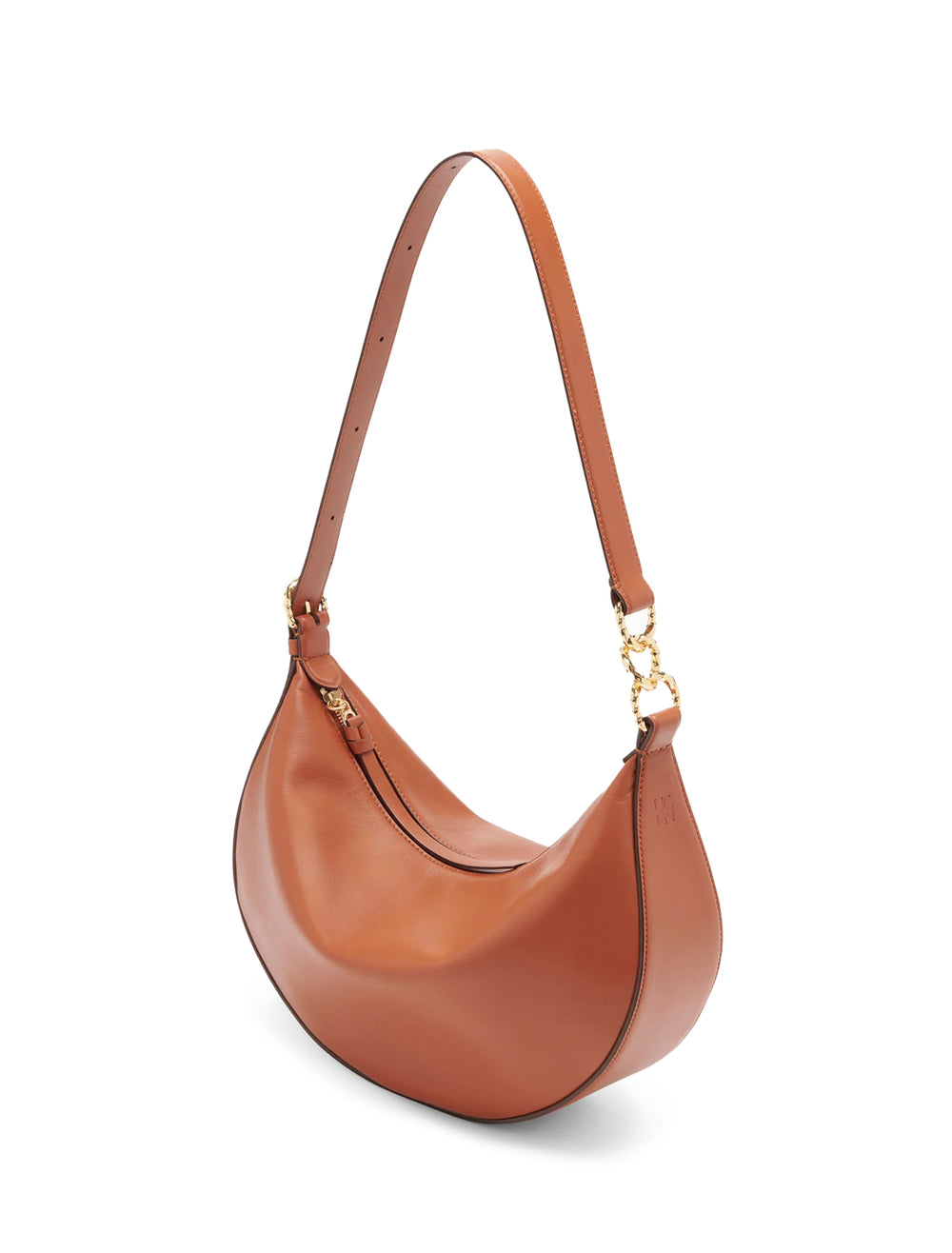 Side angle view of Ulla Johnson's twyla small hobo in sierra.