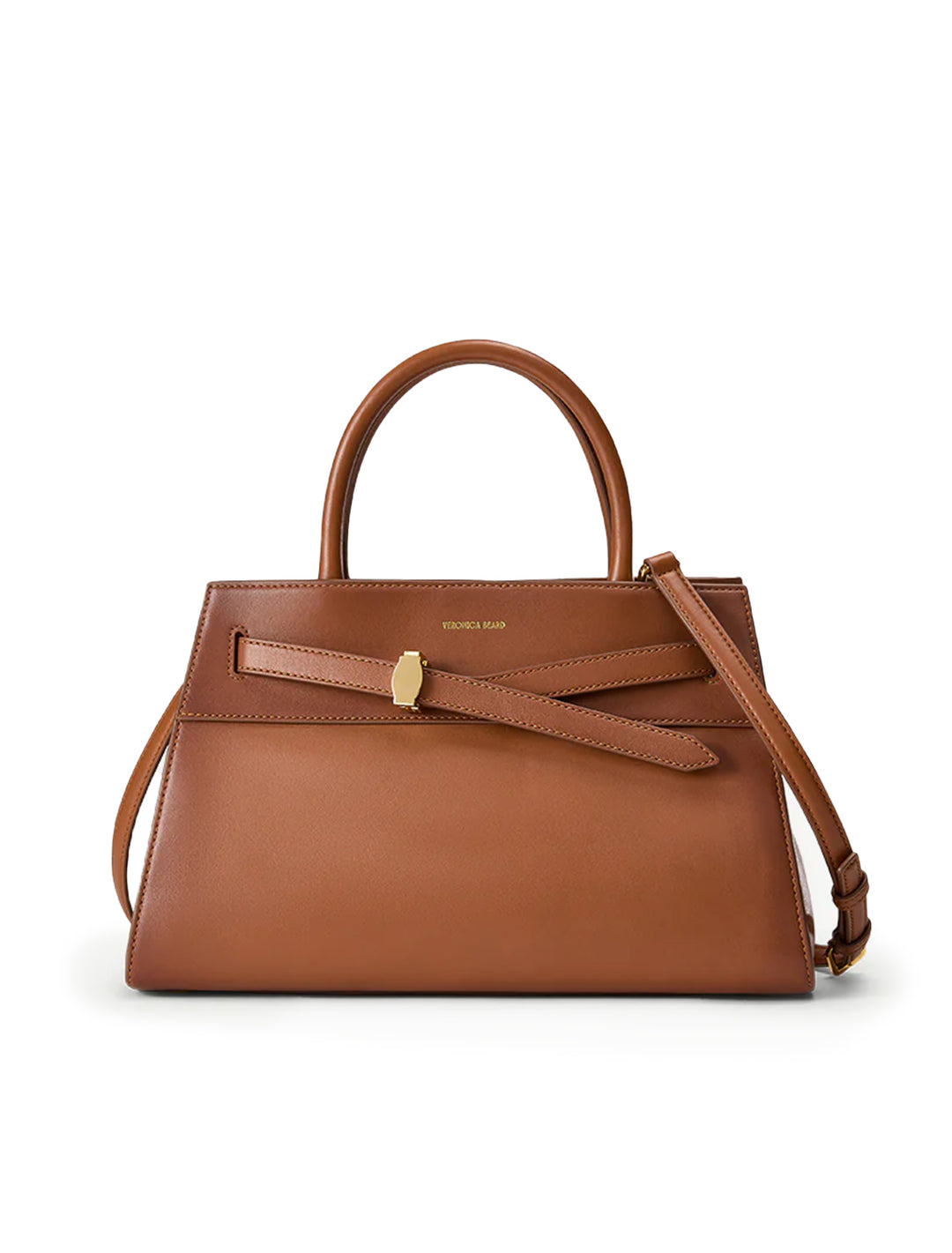 Front view of Veronica Beard's the vb dash bag in burnished.