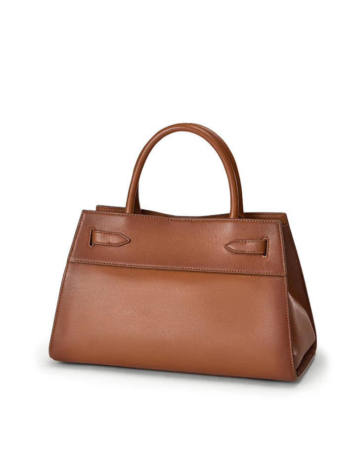 Back view of Veronica Beard's the vb dash bag in burnished.