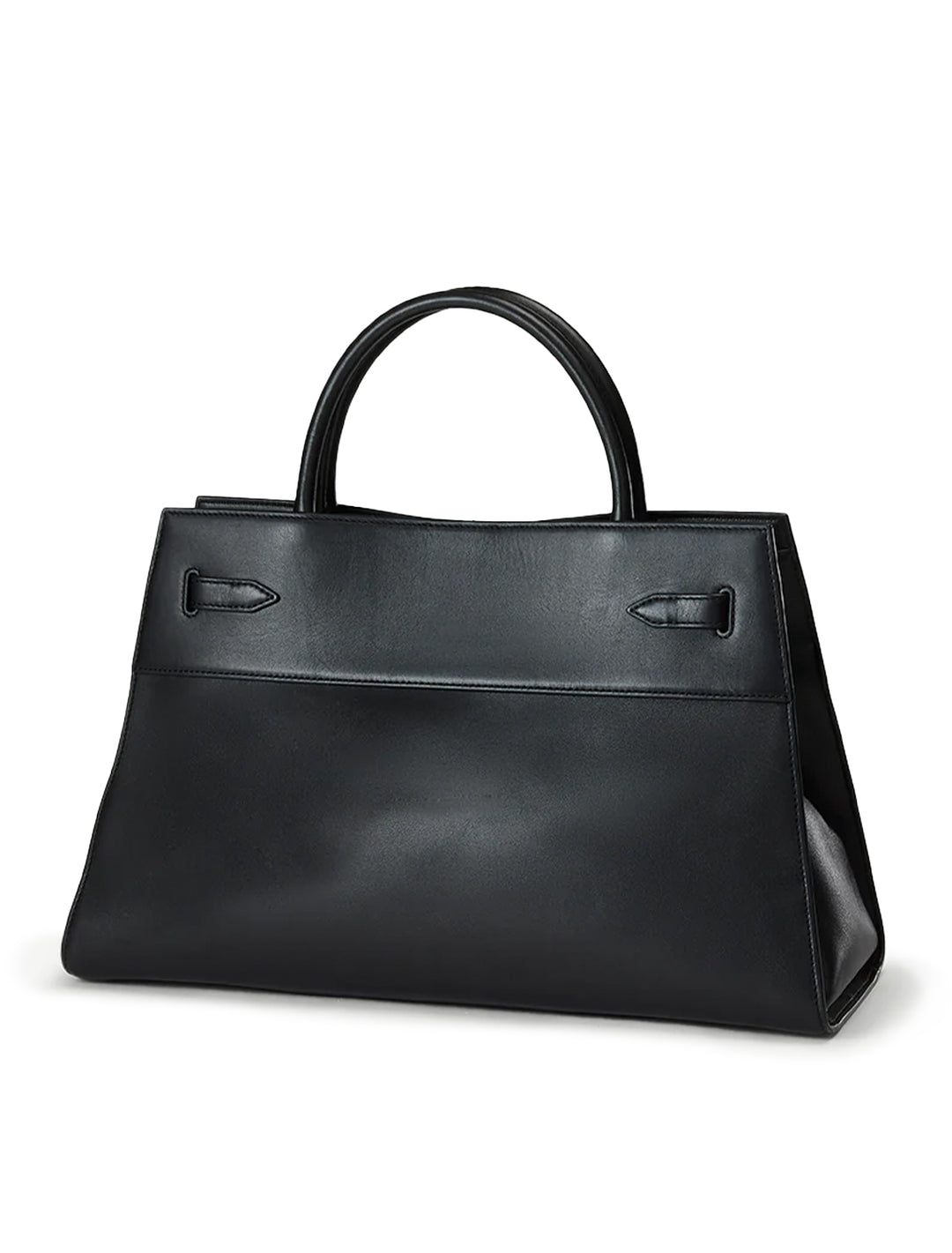 Back view of Veronica Beard's the work tote large in black.