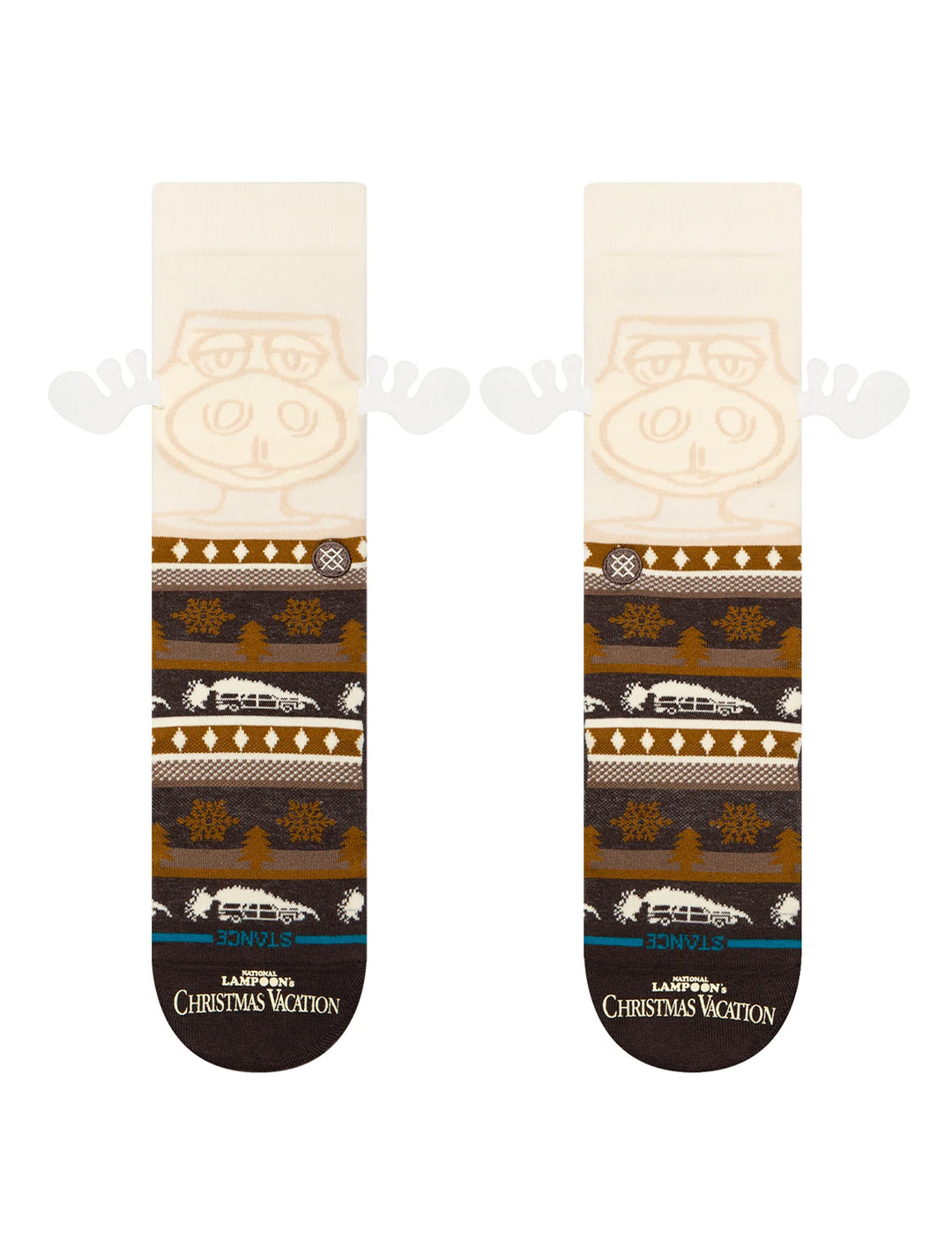 Overhead view of Stance's have some eggnog socks.