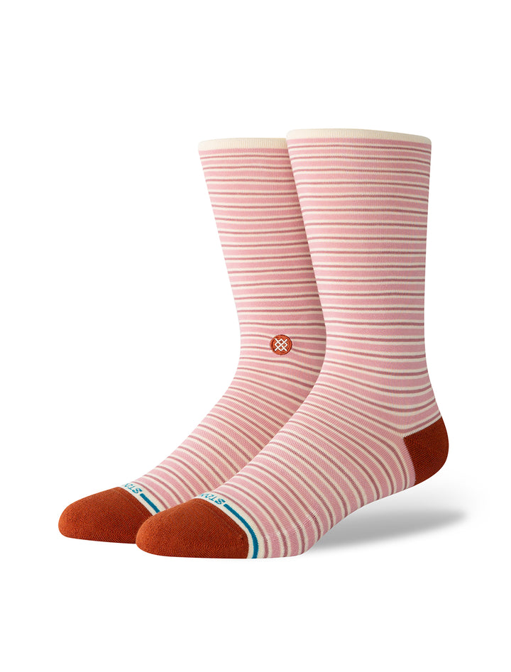 Side angle view of Stance's fortune socks.