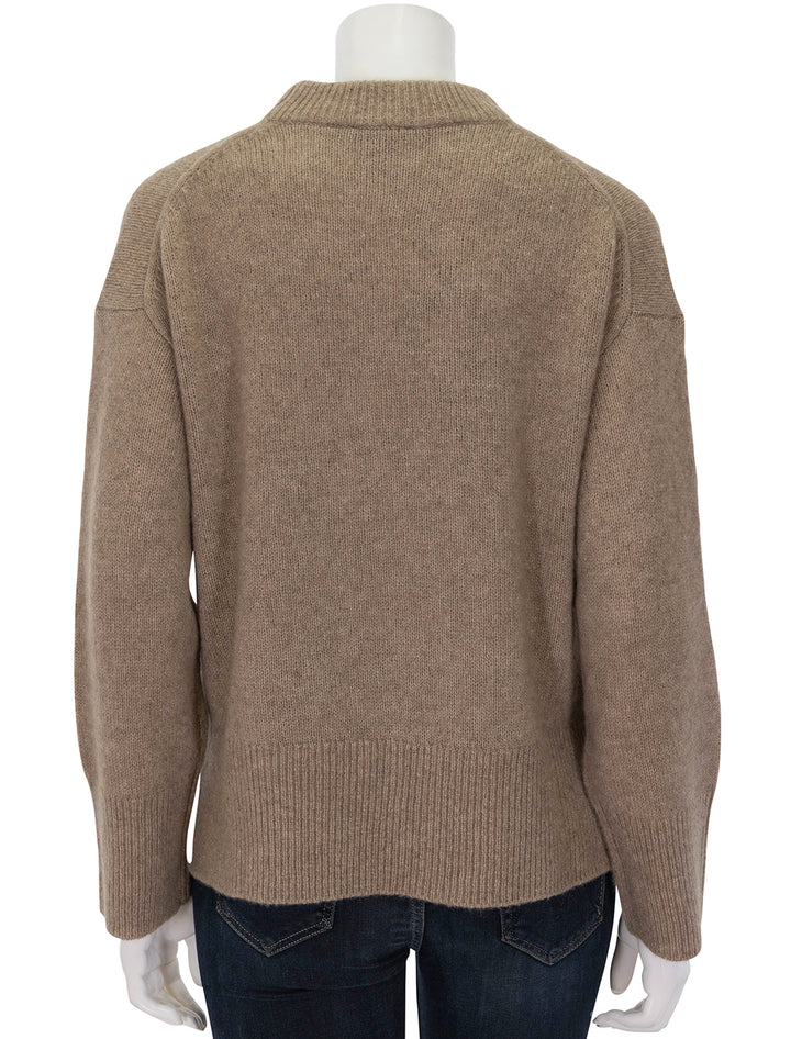 Back view of Rails' miranda sweater in oatmeal.