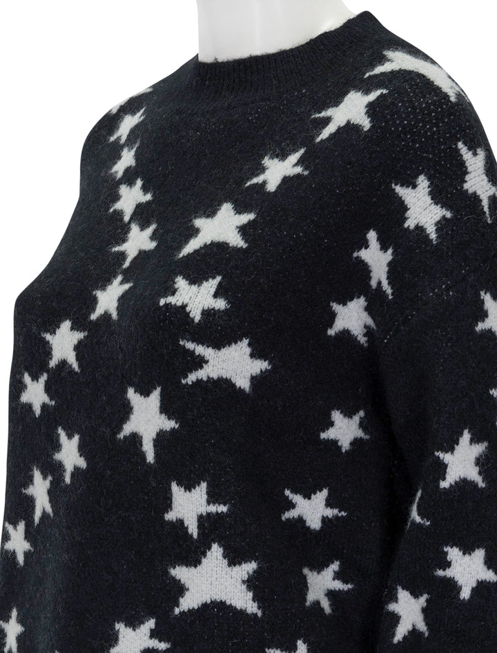 Close-up view of Rails' Kana Star Chain Sweater.