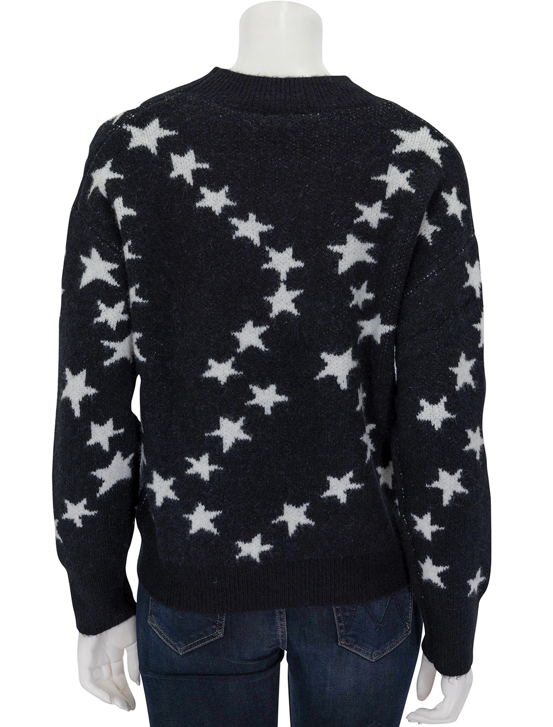 Back view of Rails' Kana Star Chain Sweater.