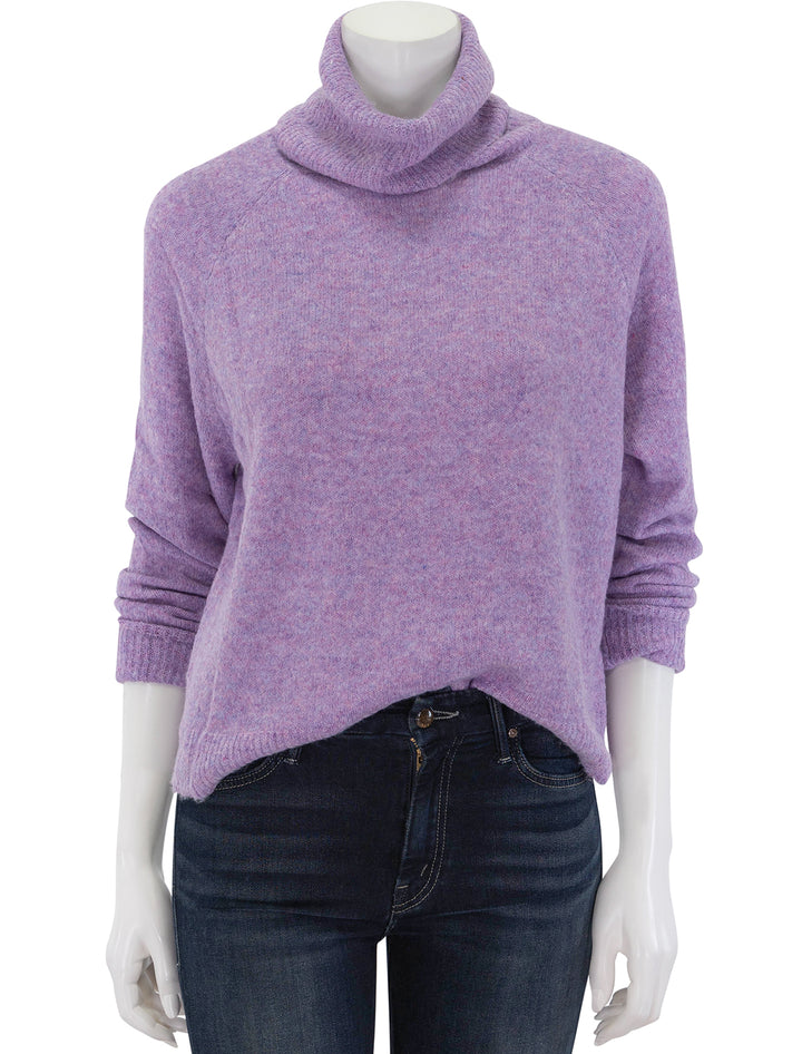 Front view of John + Jenn's emmett turtleneck in candy floss.