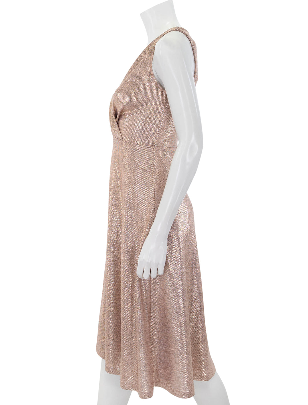 mckenna dress in rose gold