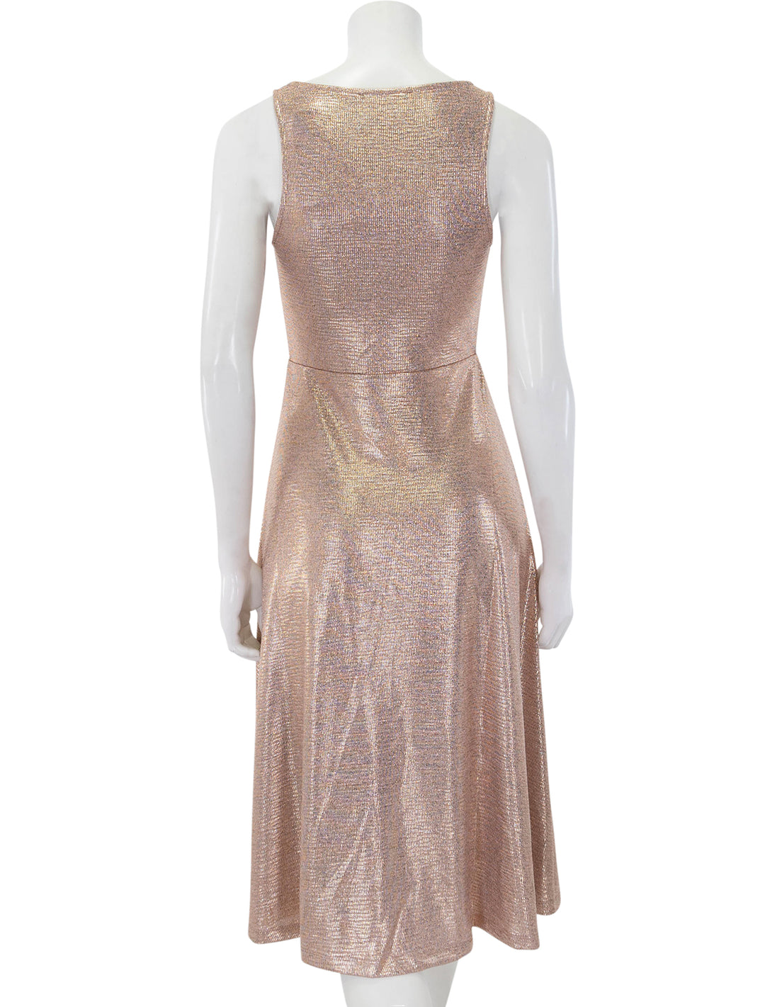 mckenna dress in rose gold