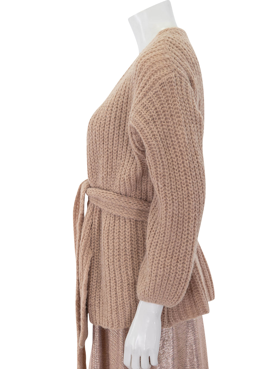 tillie cardigan in peach blush