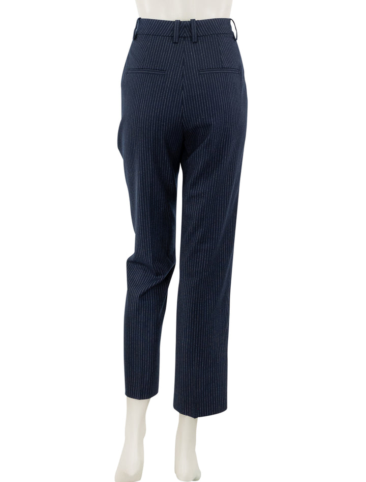 blaine trouser in navy pinstripe