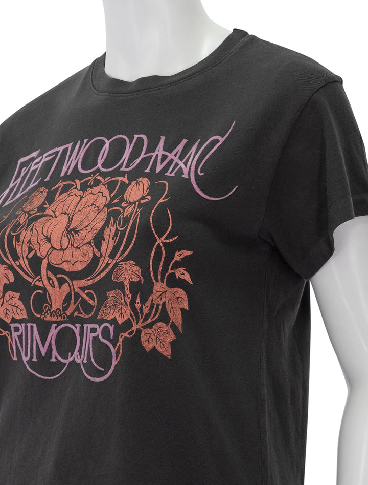 Close-up view of Daydreamer's fleetwood mac rumors tee.